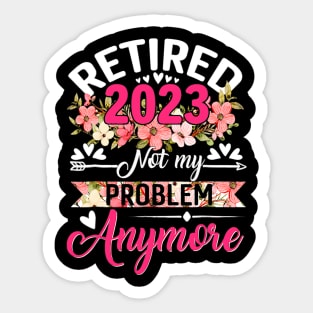 Retirement For Women 2023 Sticker